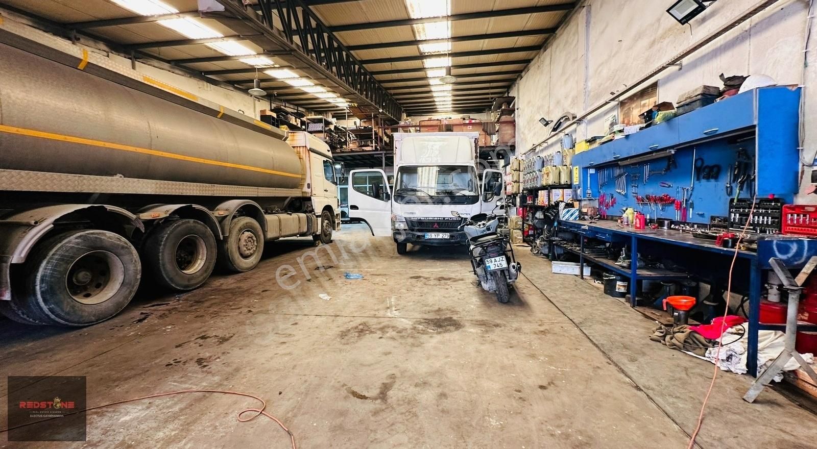 Redstone'dan Yeni Sanayide Hazır Kiracılı Dükkan Asma Katlı - Görsel 19