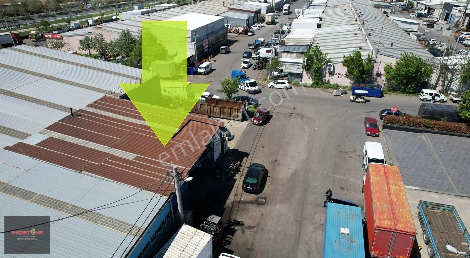 Redstone'dan Yeni Sanayide Hazır Kiracılı Dükkan Asma Katlı - Görsel 26