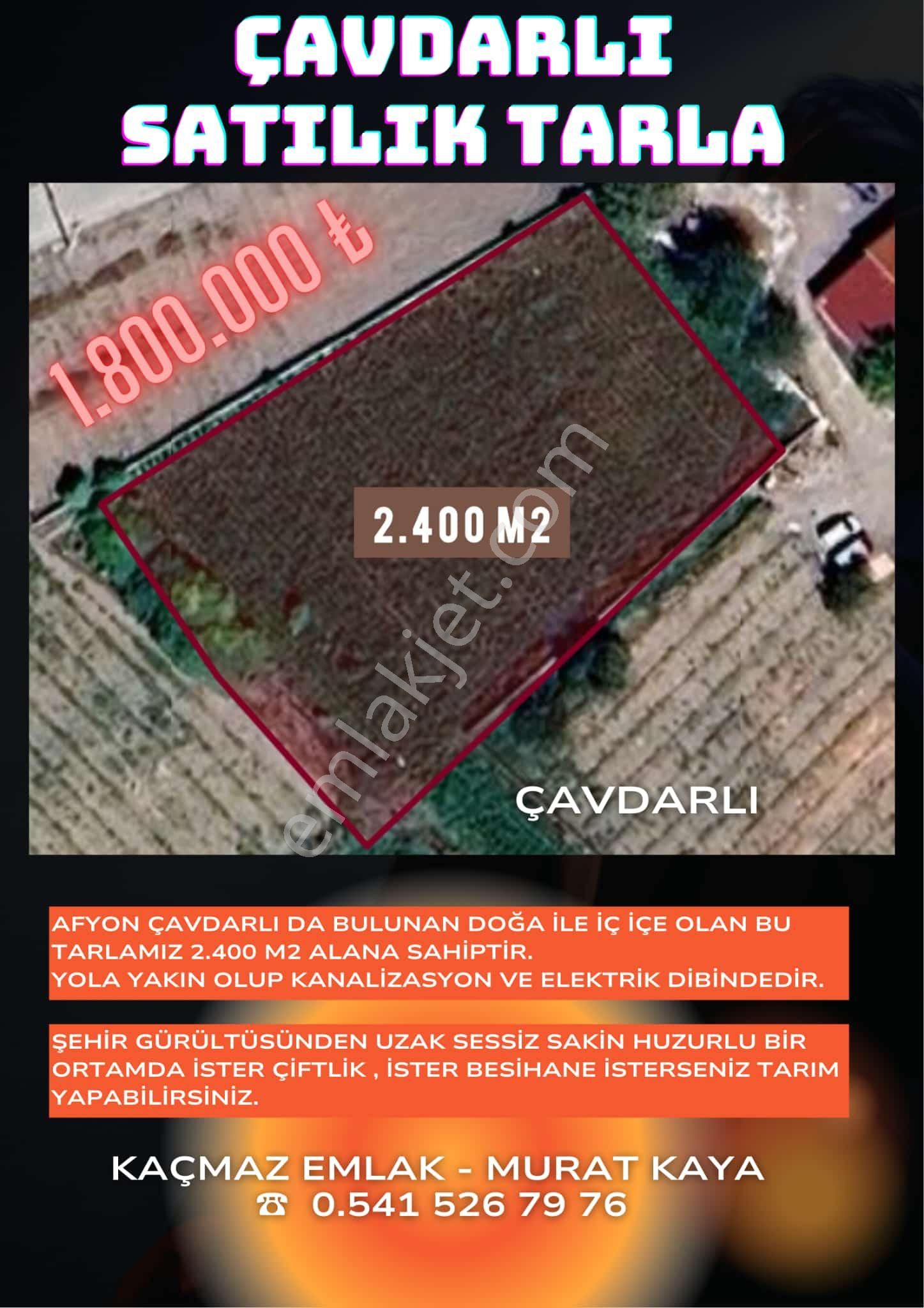 Afyon Çavdarlı Satılık Tarla