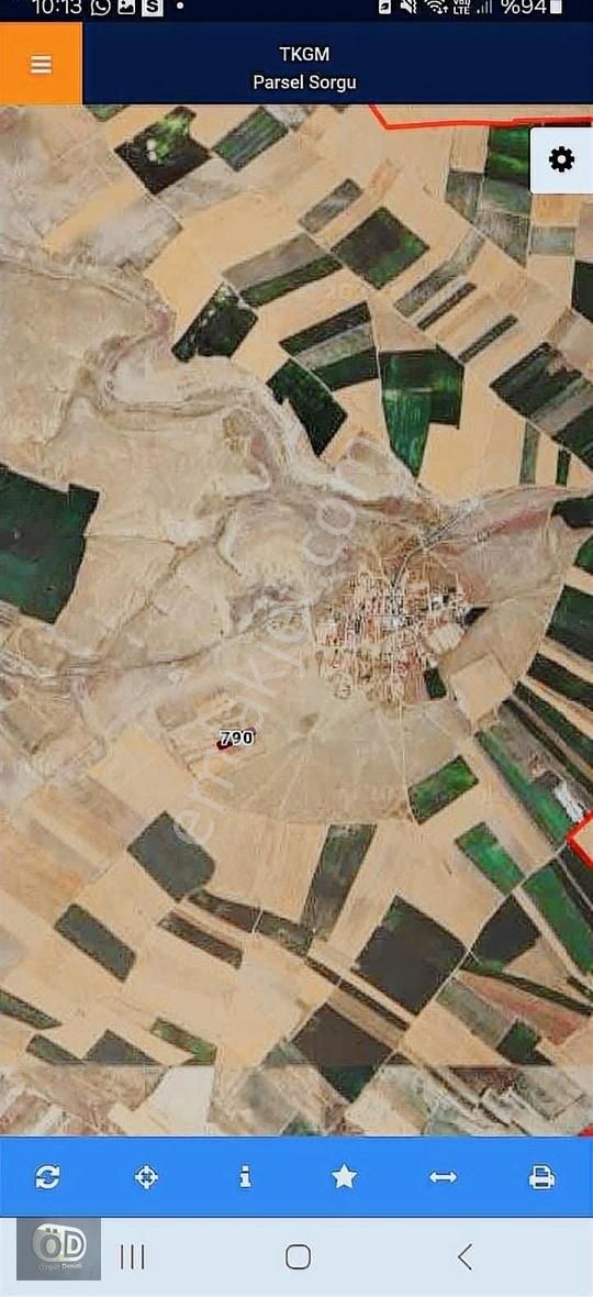 Özgür Denizli"den Toklucak Köyü Satılık 2.841m2 Tarla