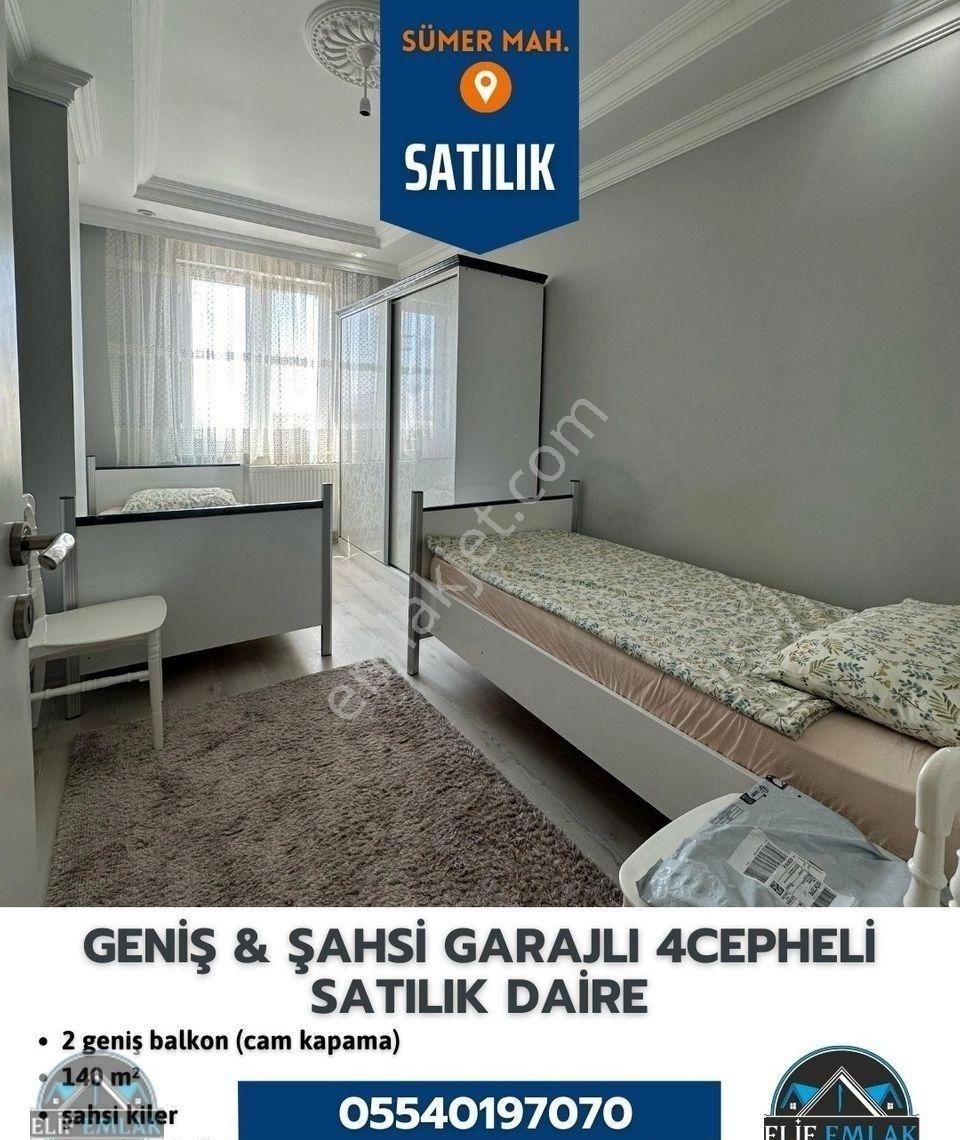 Fiyat Düştü !! Geniş Balkonlu Şahsi Garajlı Satılık Daire (4cepheli)