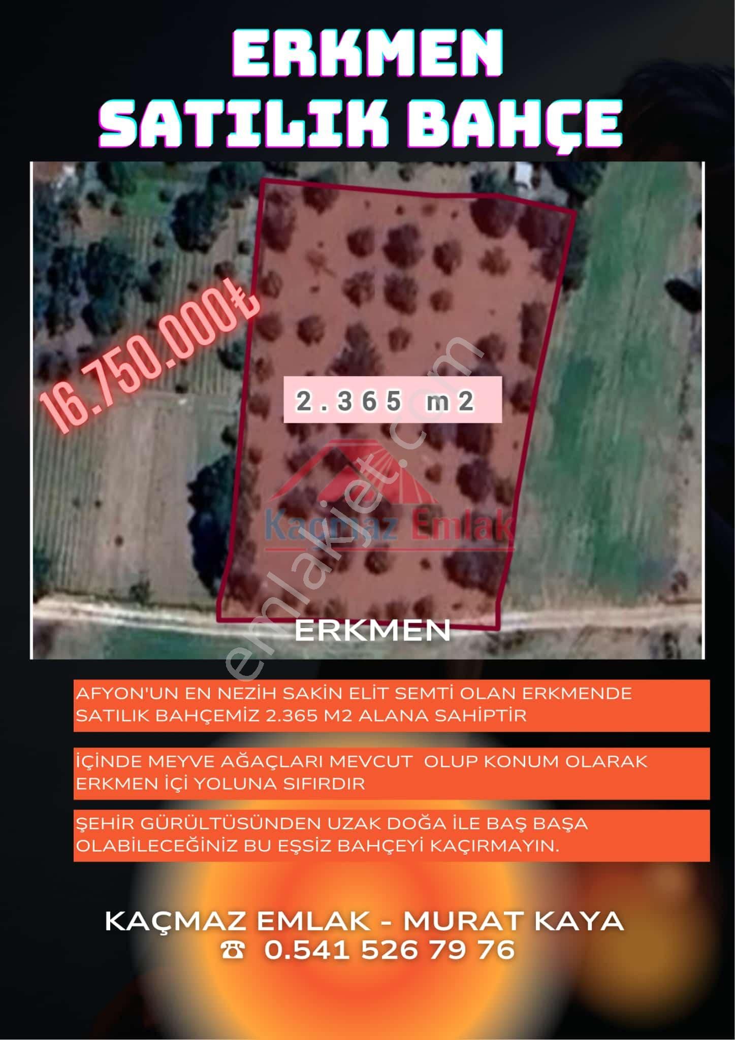 Afyon Erkmen Satılık Tarla