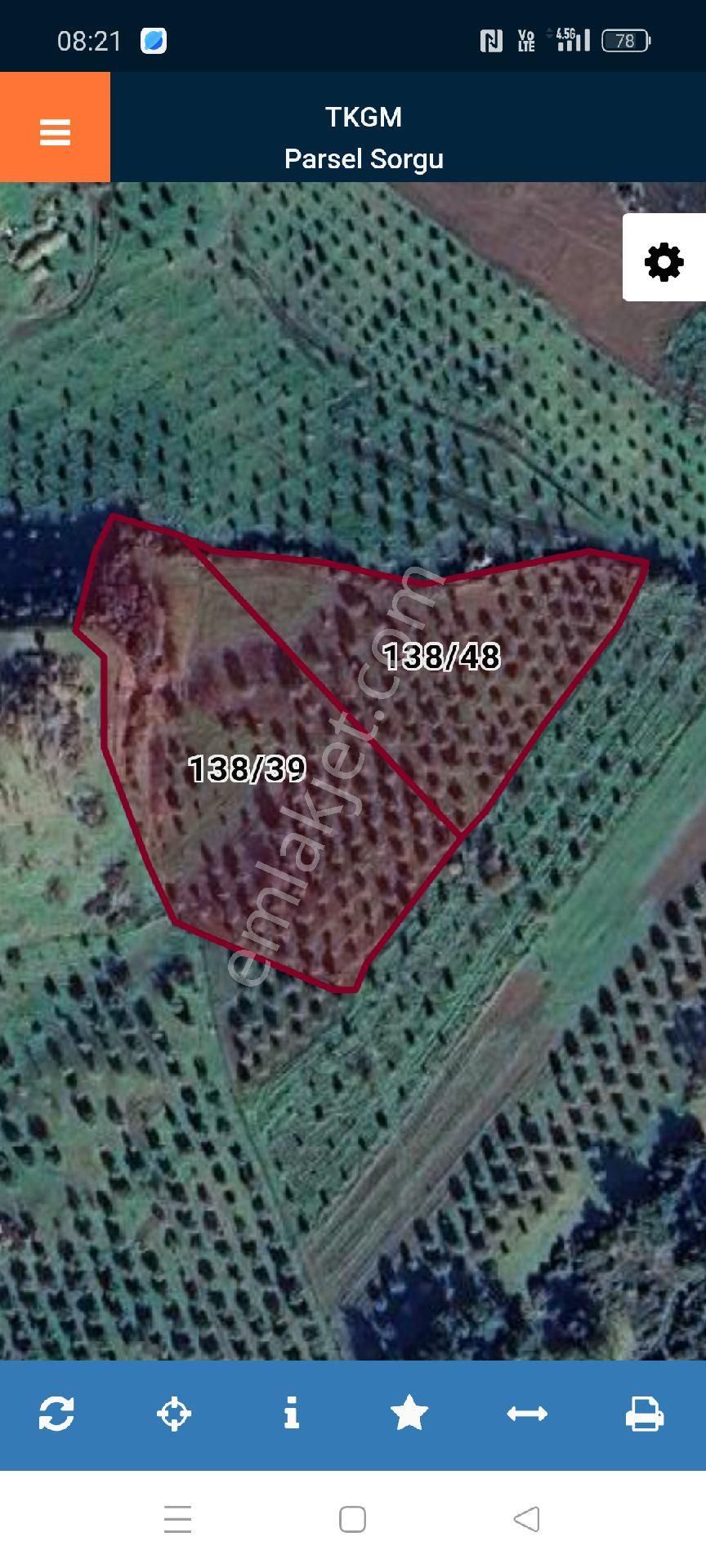 Örlemiş Mahallesinde Satılık Zeytinlik