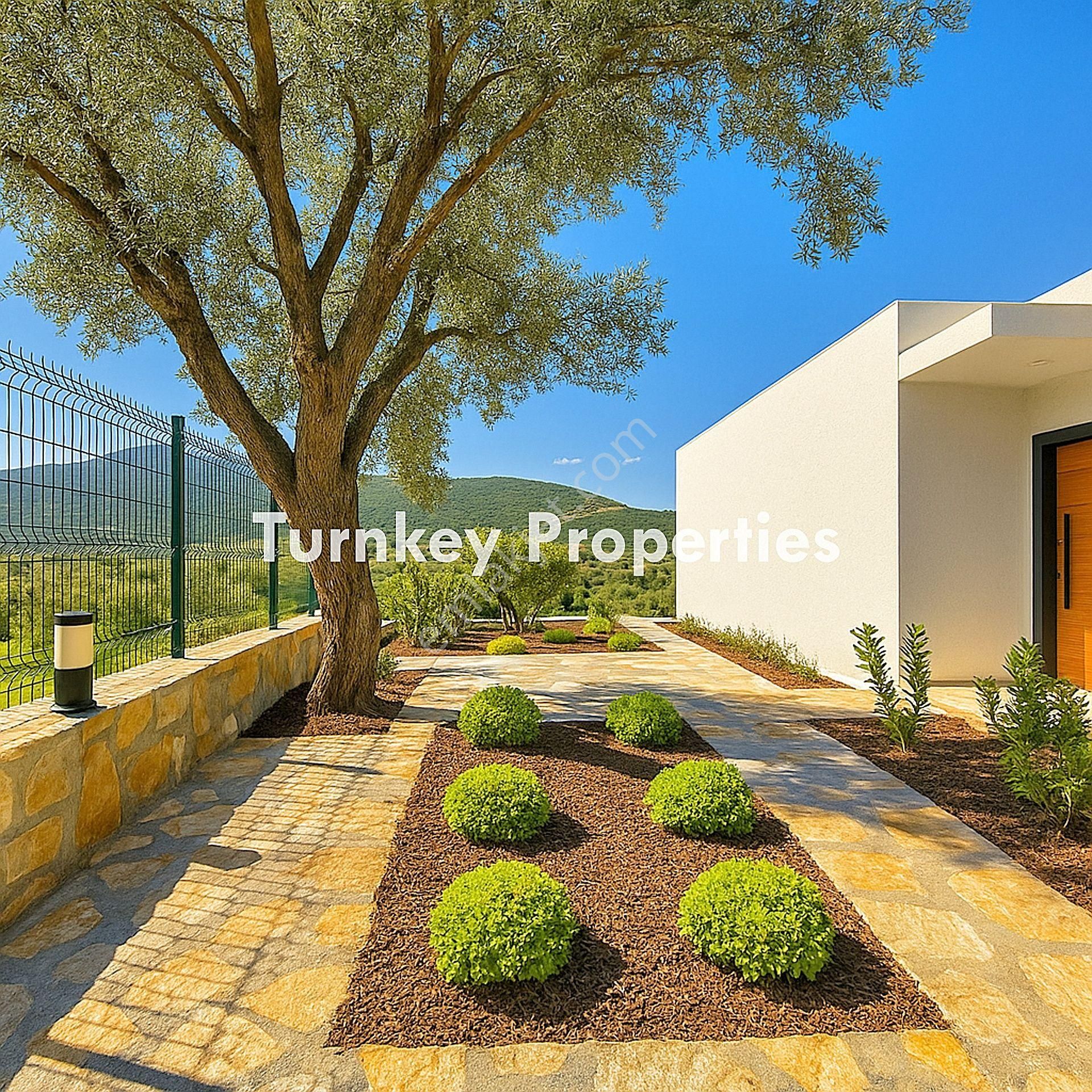 Bodrum Kızılağaçta Özel Havuzlu, Geniş Bahçeli Satılık Tek Katlı - Görsel 5