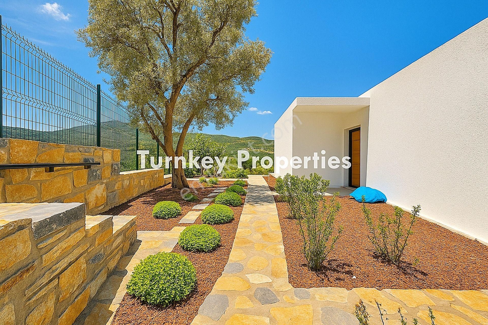 Bodrum Kızılağaçta Özel Havuzlu, Geniş Bahçeli Satılık Tek Katlı - Görsel 3