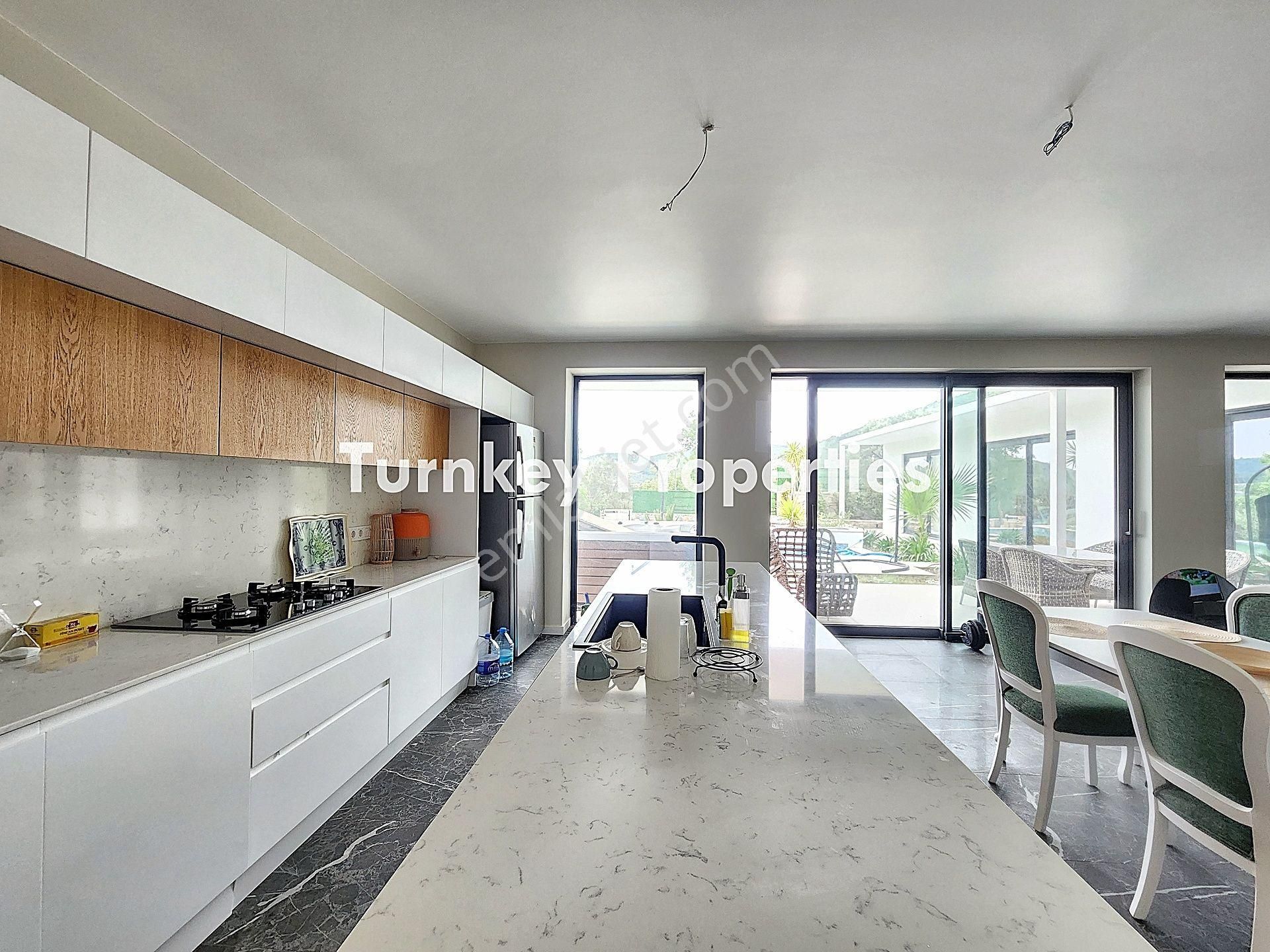 Bodrum Kızılağaçta Özel Havuzlu, Geniş Bahçeli Satılık Tek Katlı - Görsel 14