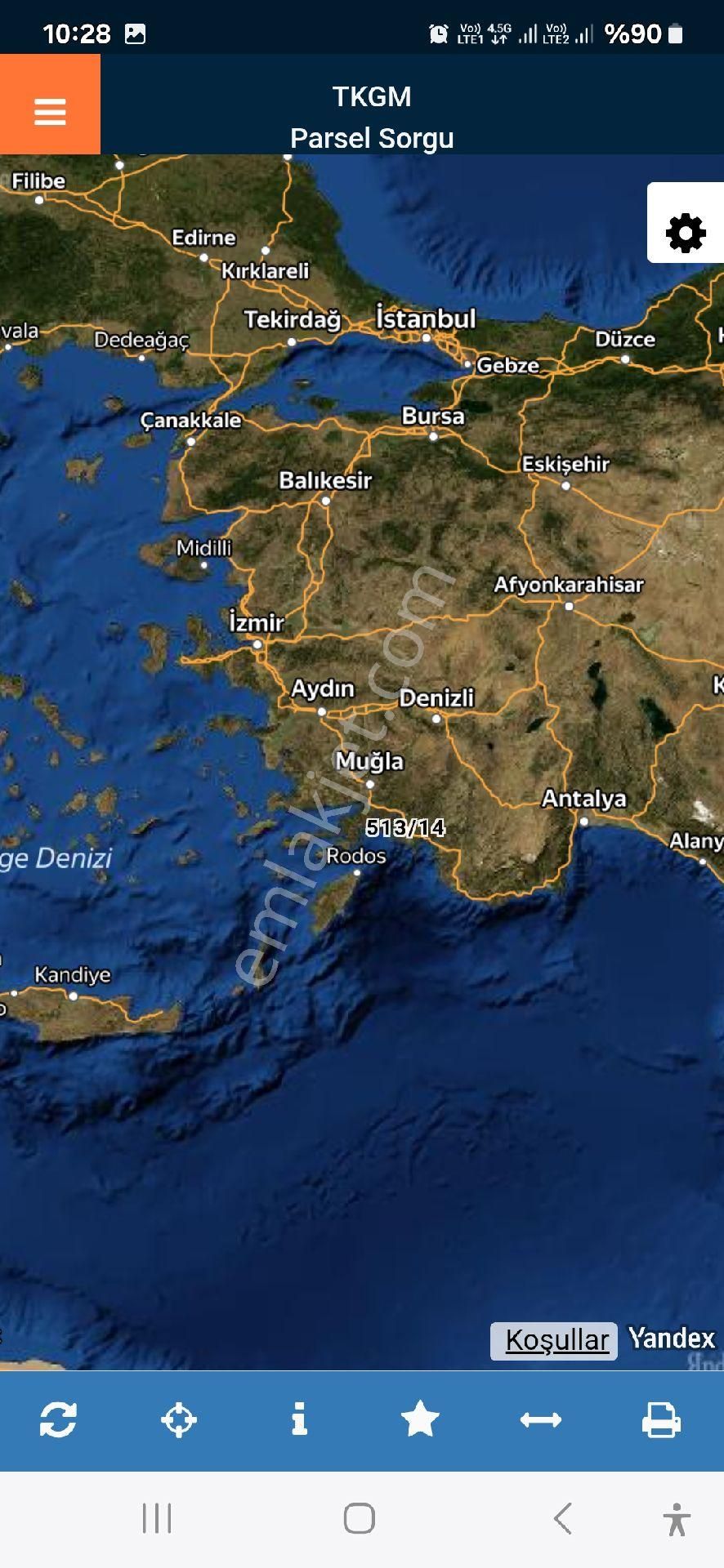 Muğla Ortaca Dalaklı Mh Satılık Bağ Ve Bahçe