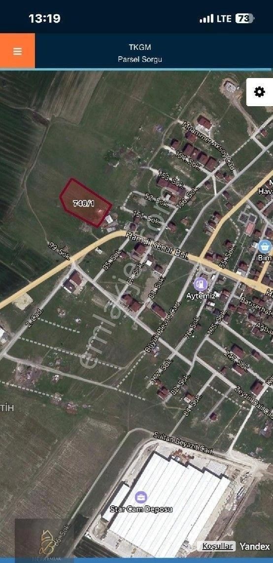 Kapaklı Fatih Mah. Satılık İmarlı Arsa