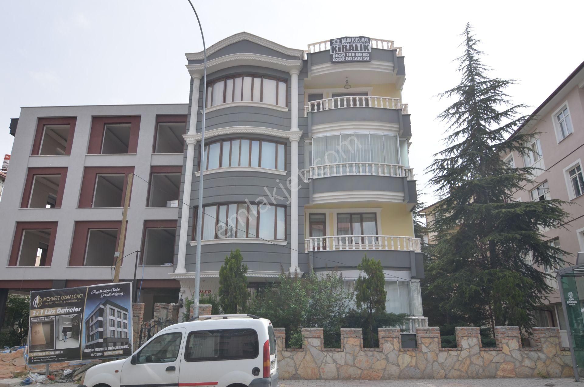 Talha Tozduman'dan M.yaka Melikşah Mh. Taraslı 2+1 Kiralık Daire