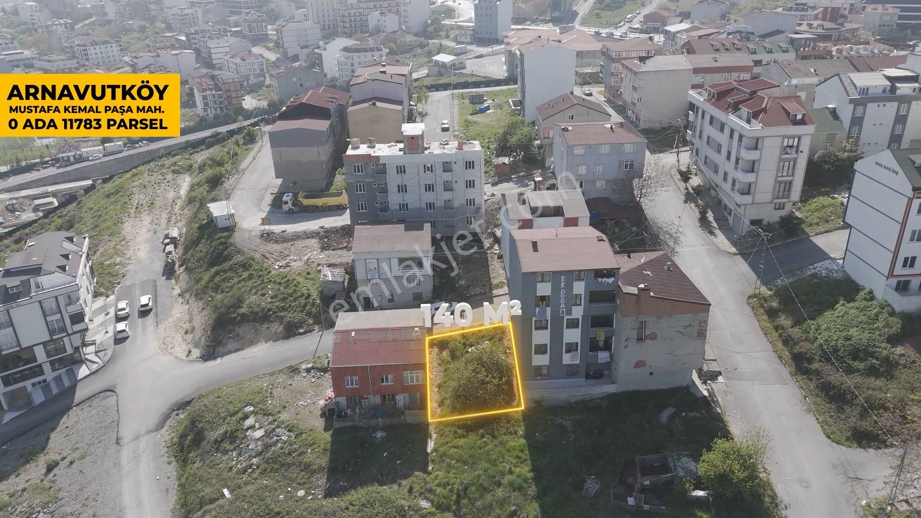 Arnavutköy Mustafa Kemal Paşa Mahallesi'nde İmarlı, İfrazlı Ve İnşaata Hazır 140 M² Arsa