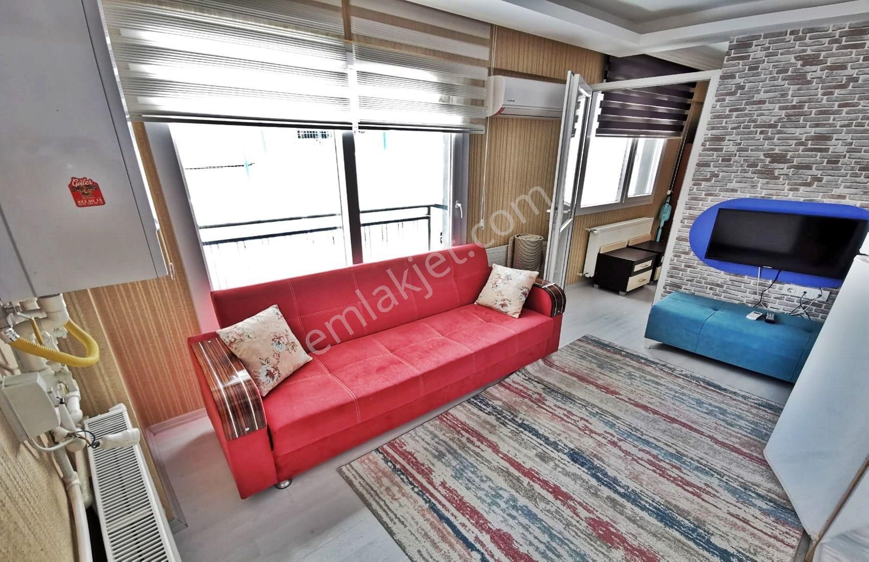 Safir'den Doğal Gazlı + Klimalı Full Eşyalı 1+1 Daire