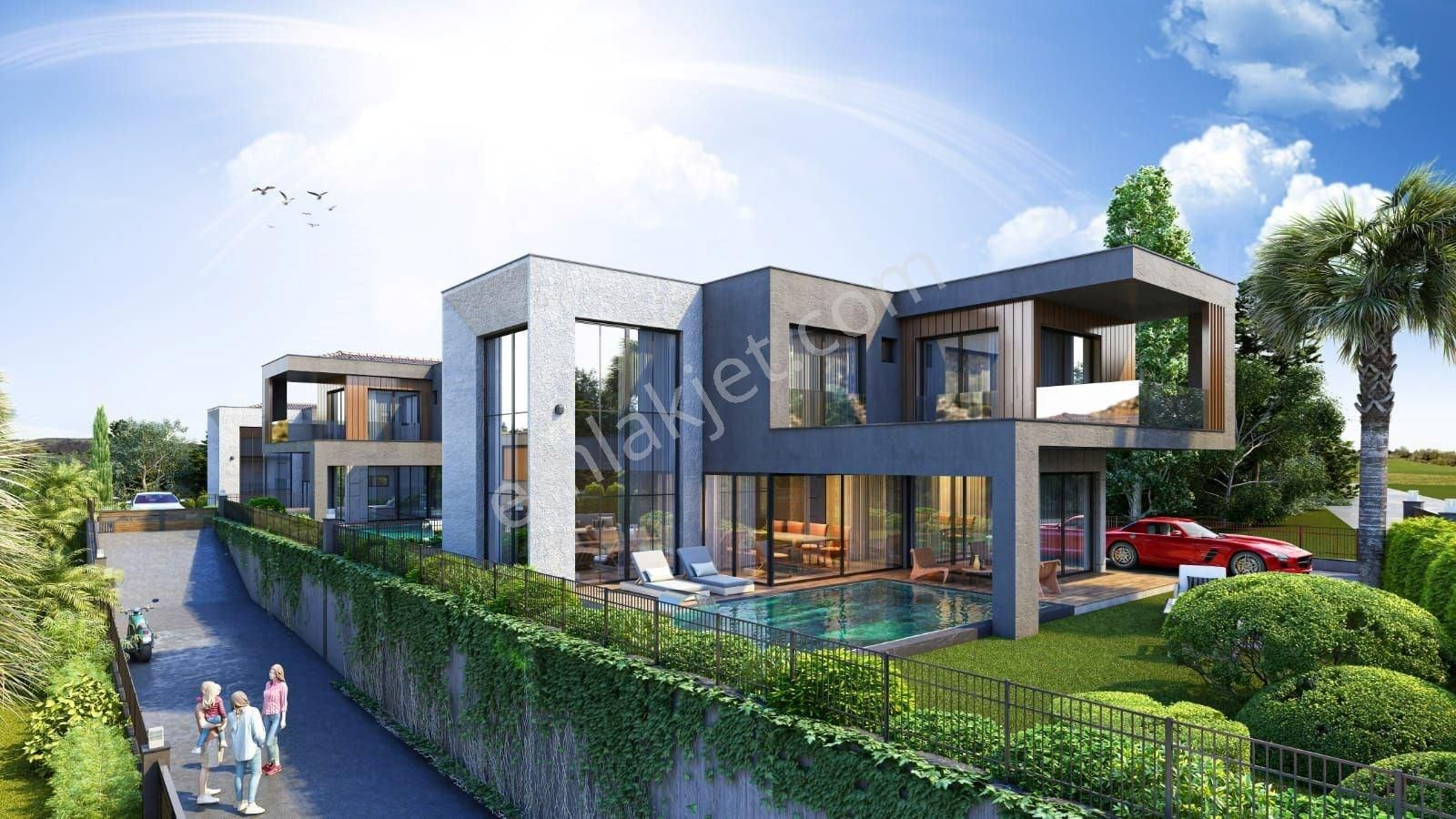 Kuşadası Karaova Mevki Müstakil Geniş Yeni Villa
