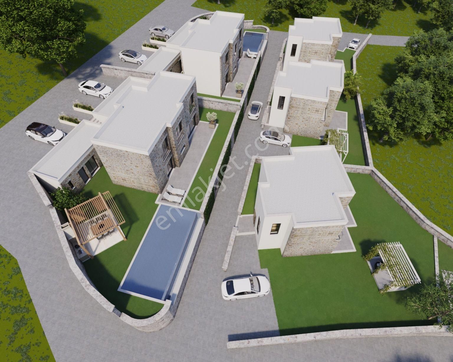 Gündoğan Da Projeden Vade Seçenekli Satılık 3+1 Villalar