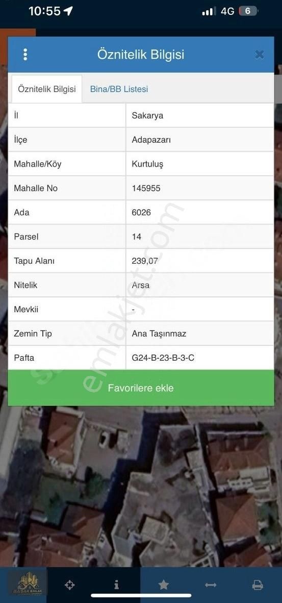 Kurtuluş Mah.eski Reji Sokağı Ticari İmarlı Satılık Arsa 239m2