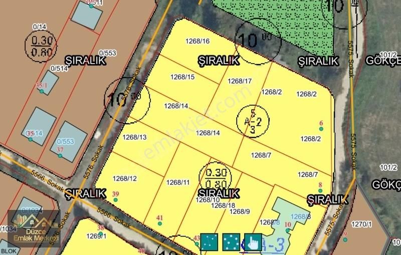 Şıralık Mahallesinde 2 Kat İvilla Marlı Emsalsiz 465m2 Parsel