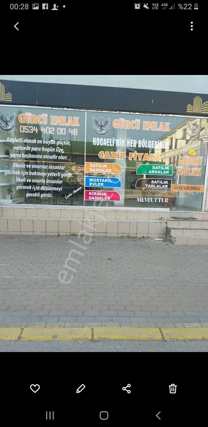 Kocaeli Kartepe Eşmede 1.5 Dönüm Arazi 3.750000tl