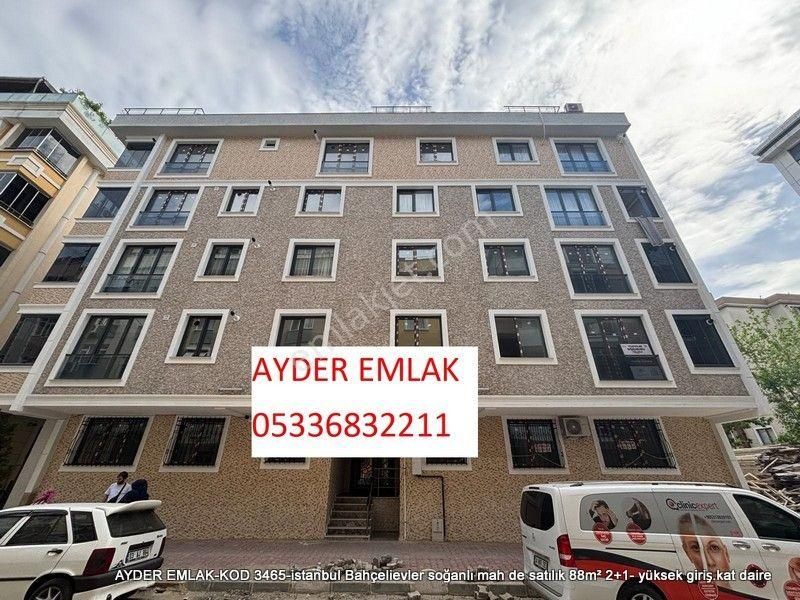 İstanbul Bahçelievler Soğanlı Mah De Satılık 88m² 2+1- Yüksek Giriş.kat Daire
