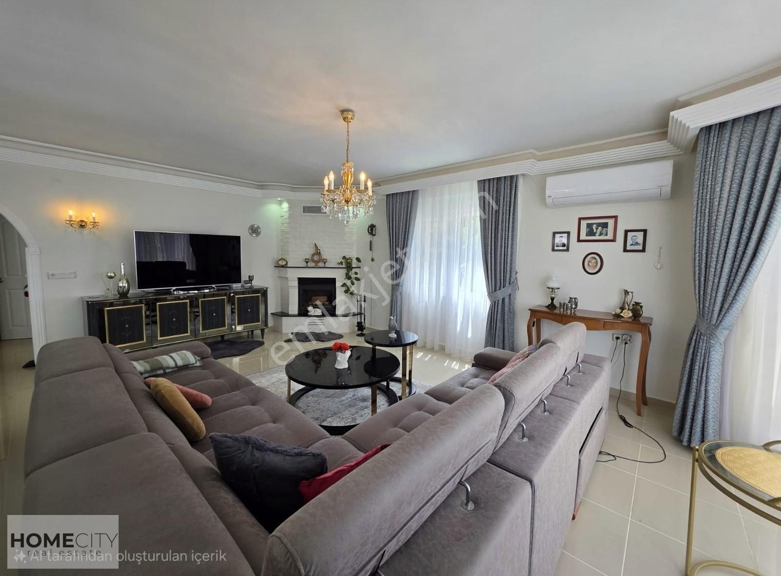Alanya Kargıcak 4+1 400m2 Arsa 220 M2 Müstakil Villa Full Eşyalı - Görsel 6