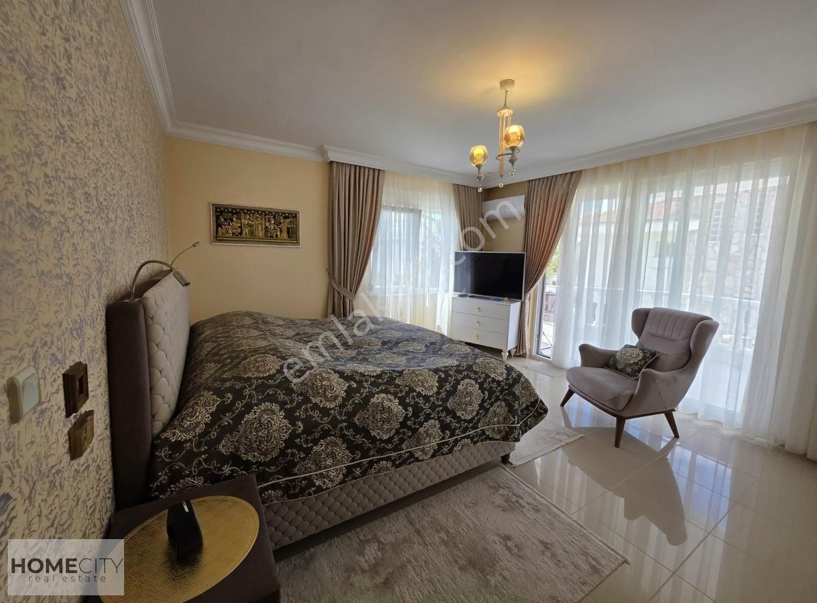 Alanya Kargıcak 4+1 400m2 Arsa 220 M2 Müstakil Villa Full Eşyalı - Görsel 9