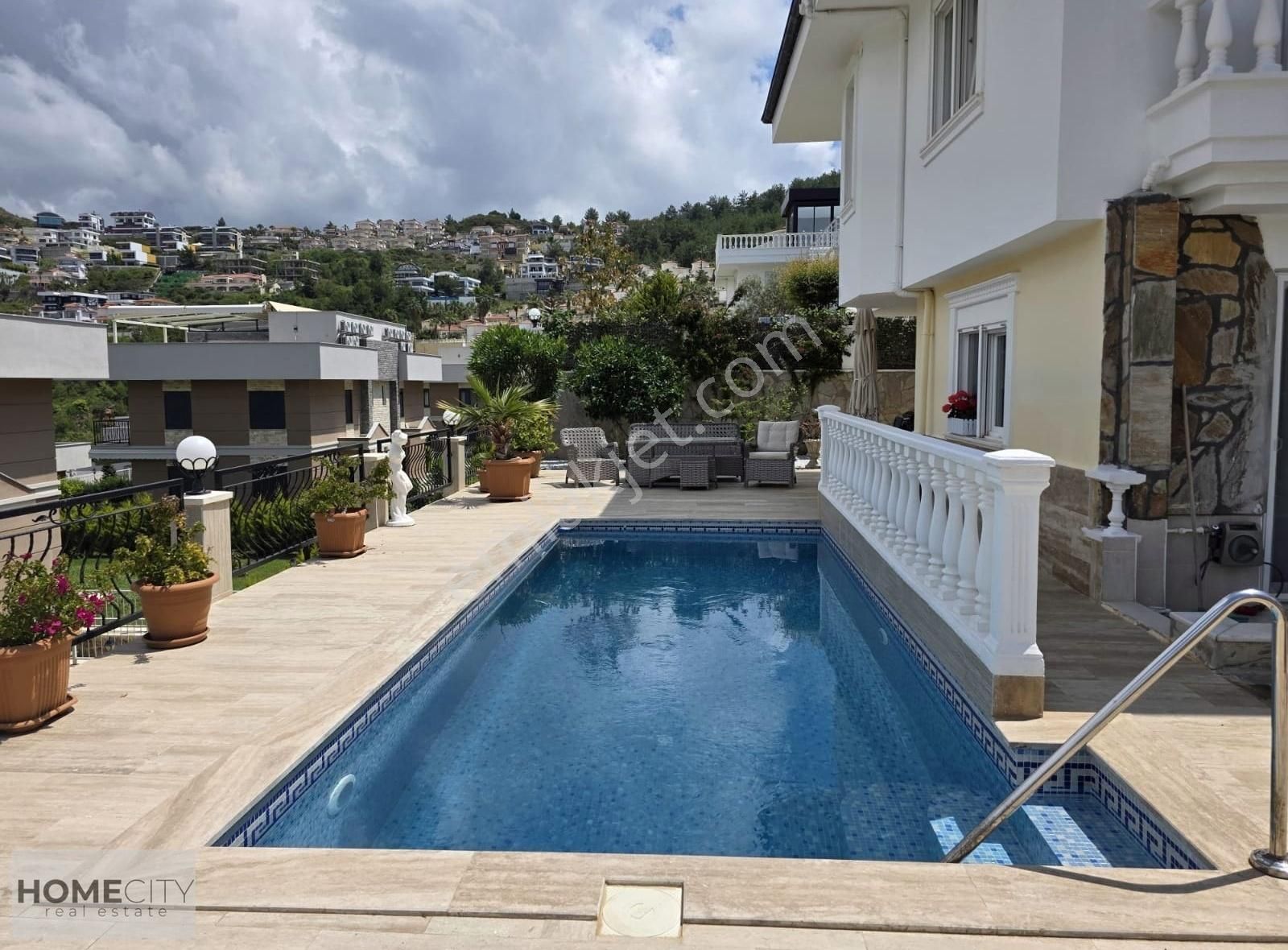 Alanya Kargıcak 4+1 400m2 Arsa 220 M2 Müstakil Villa Full Eşyalı - Görsel 33