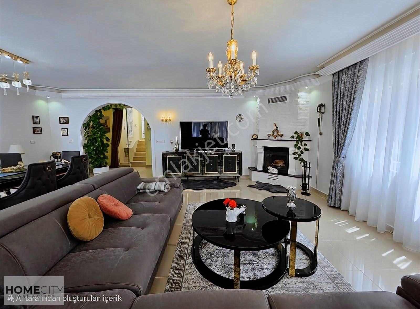 Alanya Kargıcak 4+1 400m2 Arsa 220 M2 Müstakil Villa Full Eşyalı - Görsel 19