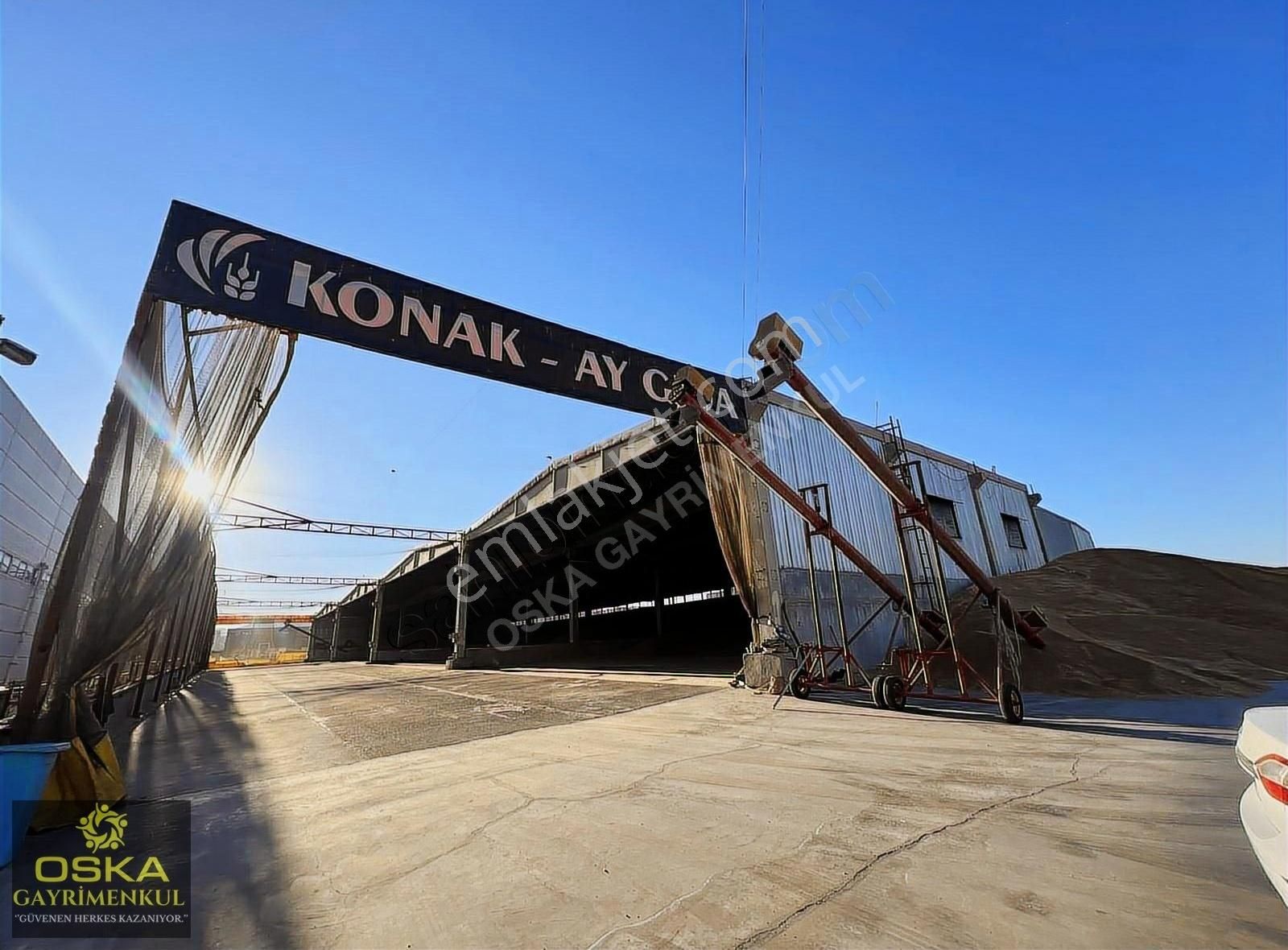 Oska'dan Mardin Yoluna Sıfır Satılık Mısır Fabrikası