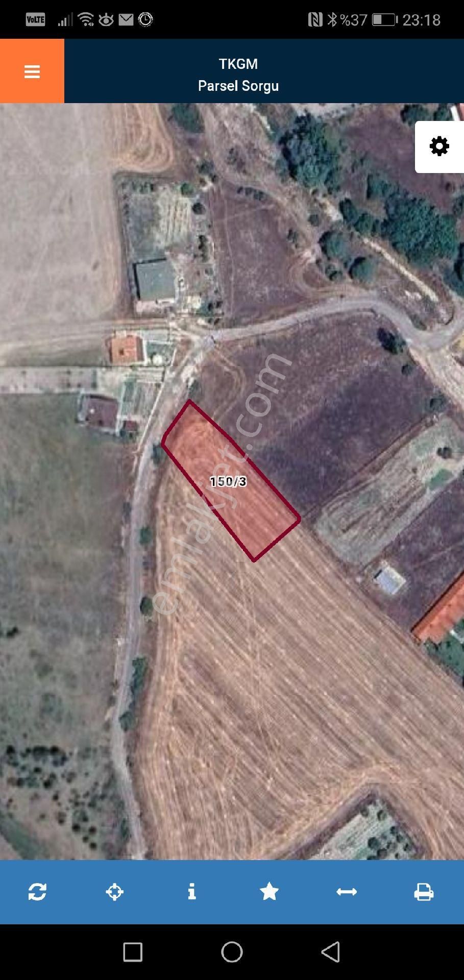Ankara Kızılcahamam Mahkemeağacin De 1141.73 Metre Tek Tapu Satılık Tarla