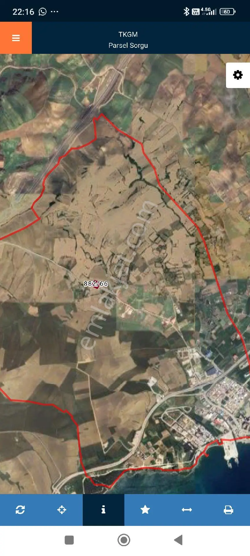 Kavaklıtepe Yolunda Asfalt Yola Cepheli 4338 M2 Arazi - Görsel 2