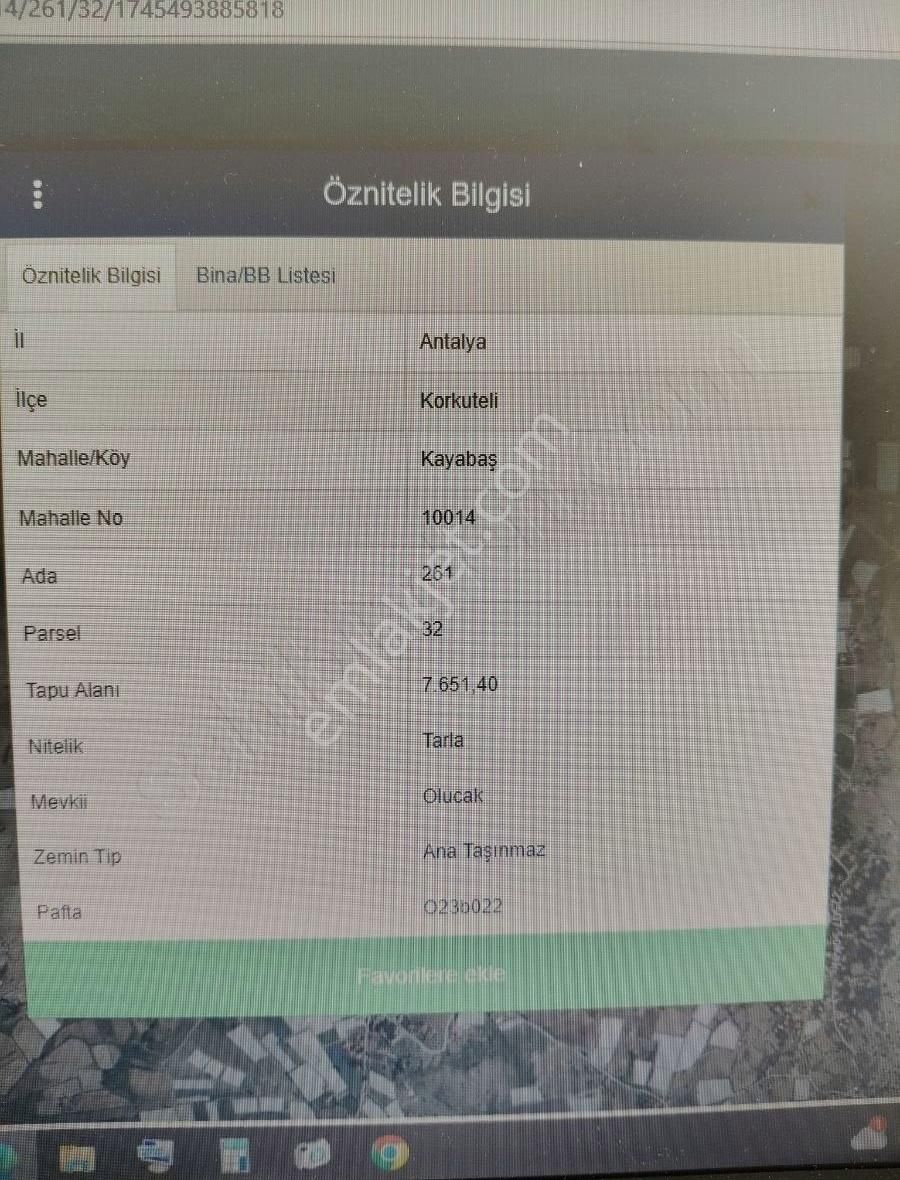 Korkuteli-kayabaş Köyünde Satılık Tarla - Görsel 2