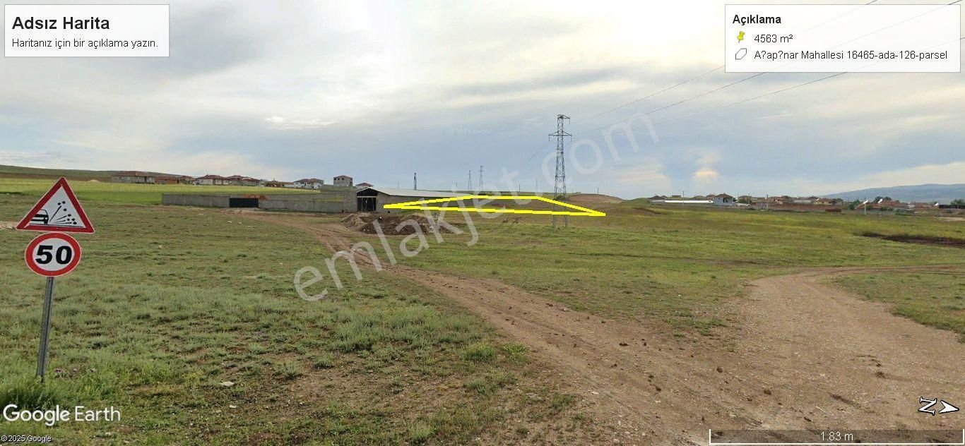 Odunpazarı Ağapınar`da 4563 M² Tarla