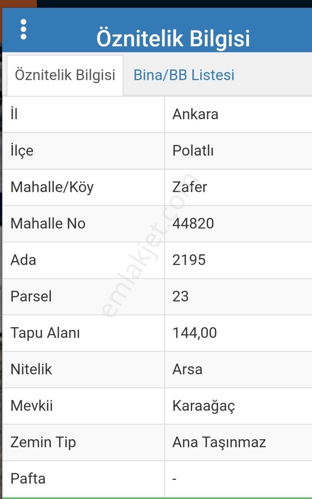 Polatlı Yeni Sanayi Sitesinde144+144= 288mk. 2 Adet Dükkan Arsası