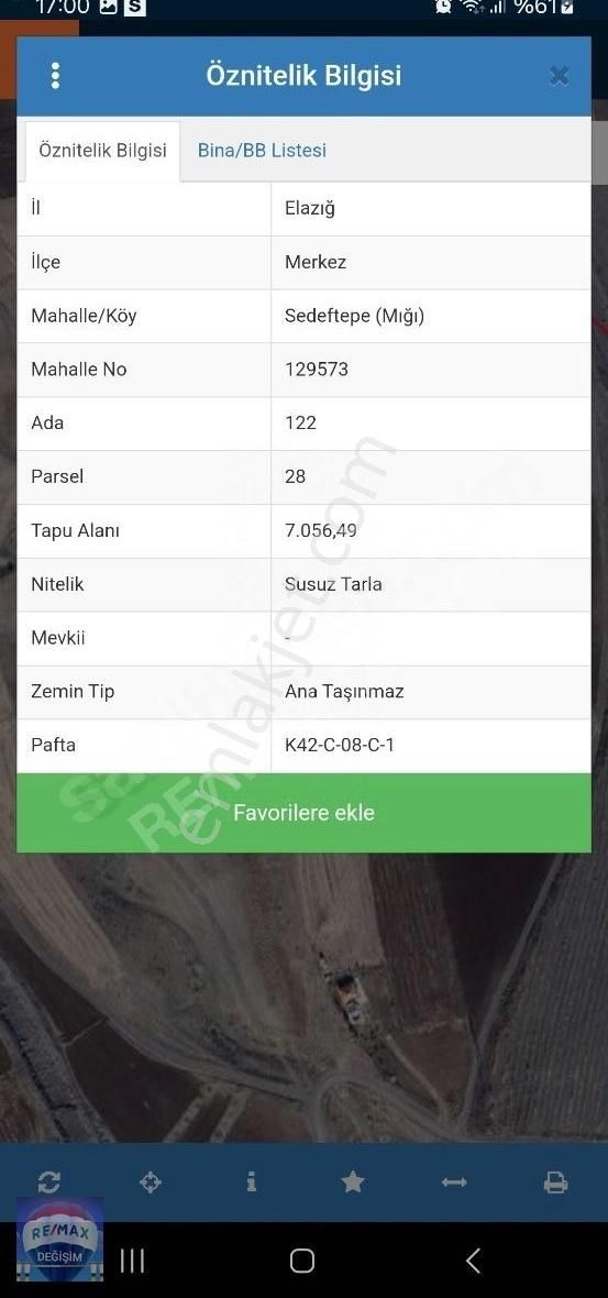 Remax Den Sedeftepe De Ev-bahçe Yapımına Uygun Satılık Tarla