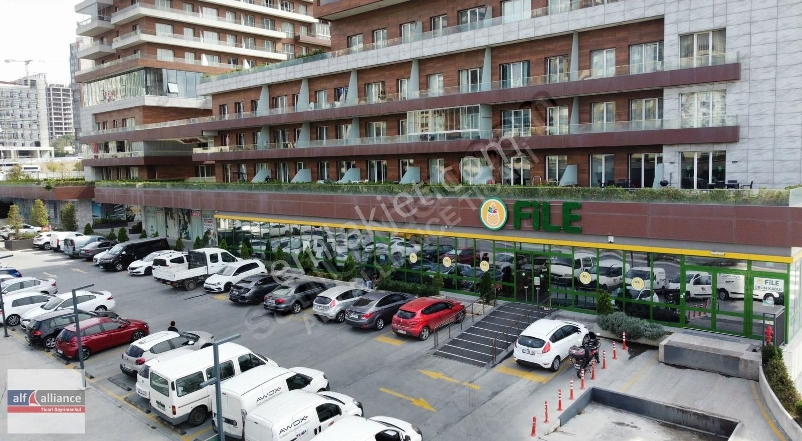 171m2+35m2 Bahçeli Satılık Dükkan-alf Alliance