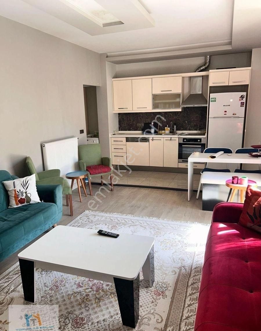 Torunlar Emlaktan Kiralik Esyali 1+1 Lüks Güvenli Sitede Daire