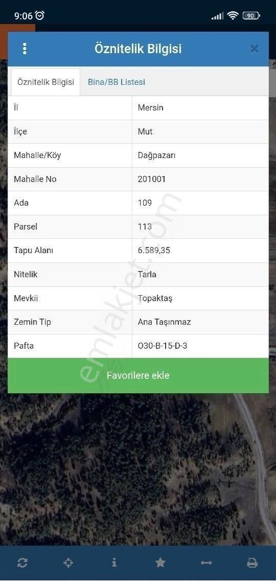 Mut Dağpazarı 6.589 M2 Yolu Suyu Var - Görsel 4