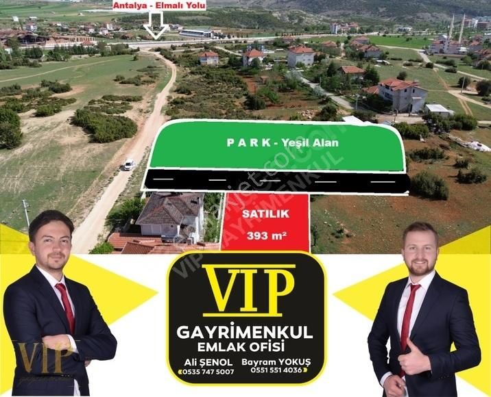 Vıp Gayrimenkul 'den Gökpınar Mah. Önü Açık Konumda 393 M² Arsa