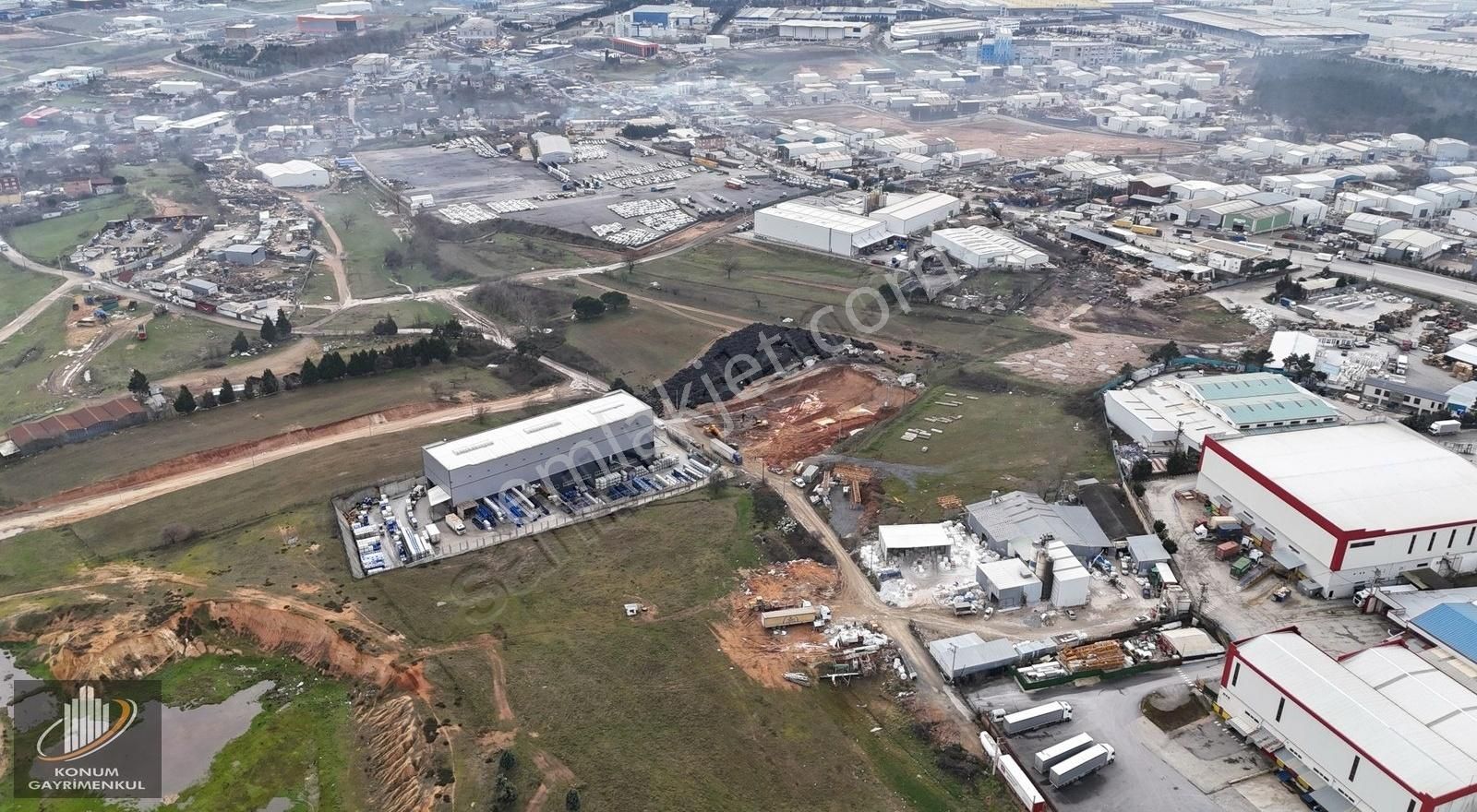 Pelitlide Satılık 11.500 M2 0,80 Emsal 1. Sınıf Sanayi Arsası - Görsel 16