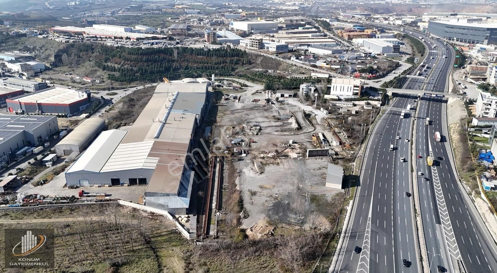 Pelitlide Satılık 11.500 M2 0,80 Emsal 1. Sınıf Sanayi Arsası - Görsel 5