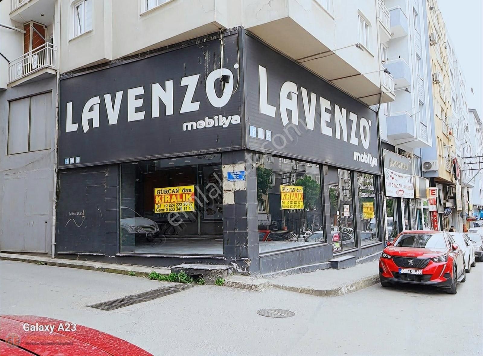 Cadde Üstü Köşe Cepheli Kiralık İş Yeri Mağaza