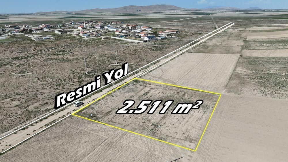 Konya / Karapınar / Çiğil Mahallesinde 2.511 M² Müstakil Tapu Bağ Yeri