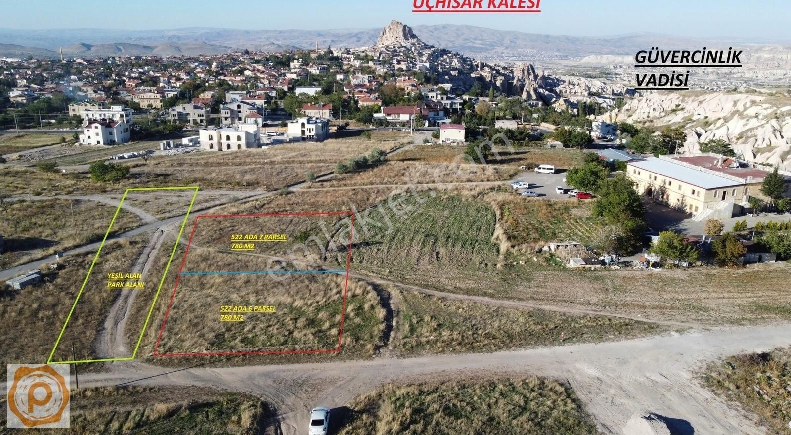 Pazarki Emlaktan Güvercinlik Vadisi Yakını 2 Arsa 1559 M2