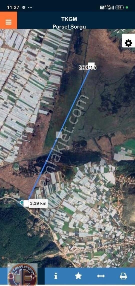 Acil İhtiyaçtan Kaş-üzümlüde 6.204m2 Sera Arsası - Görsel 18