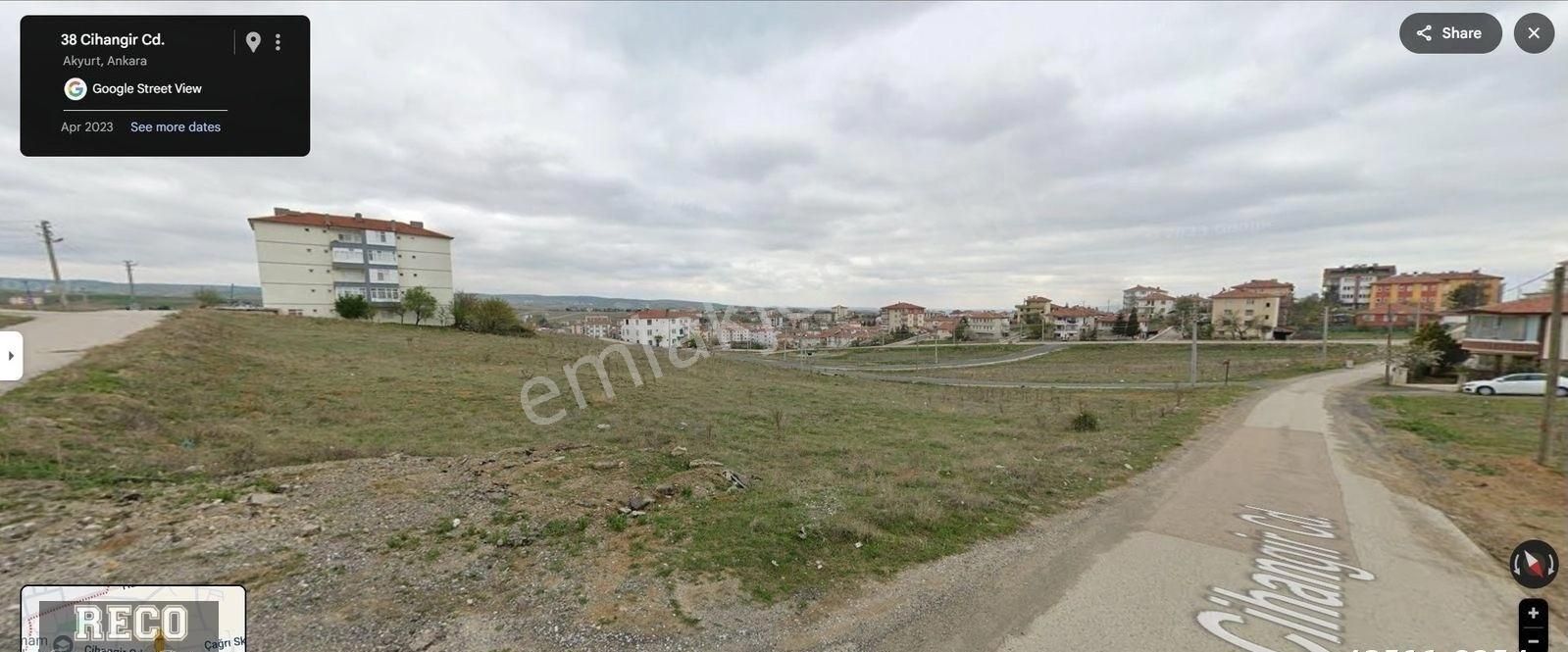 Esenboğa Havalimanı'na 8 Km Akyurt Merkezde Altın Değerinde Arsa