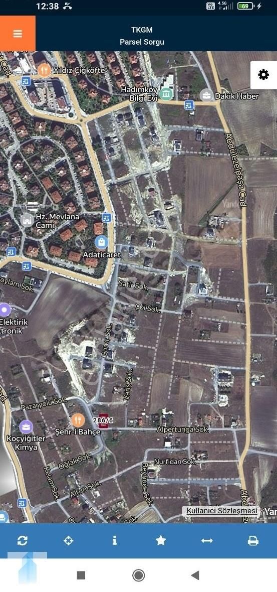 Arnavutköy Hadımköy De Satılık 512 M2 İmarlı Arsa