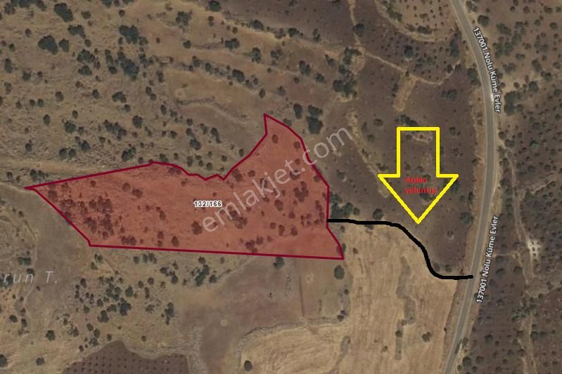 Uğruca - Şehitkamil 'de Satılık Yolu Var Asfalta Yakın Yatırımlık Bağevlik Arazi.