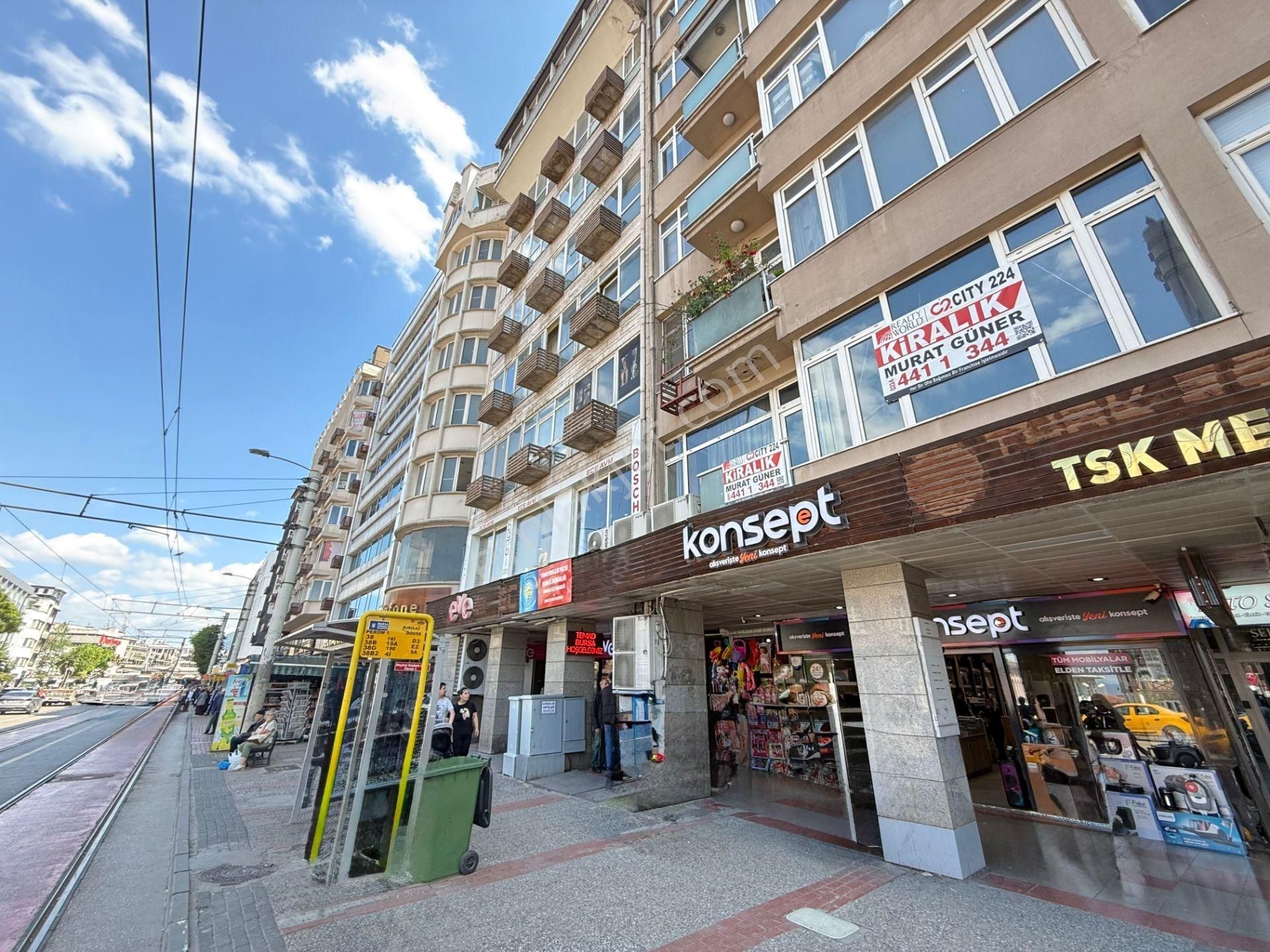 Bursa Osmangazi Atatürk Caddesi'nde Kiralık 3+1 Ofis