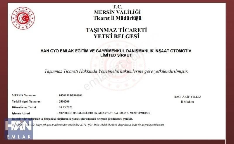 Han Emlak'tan Kushimato'da Satılık Uygun Fiyata Masrafsız 3+1