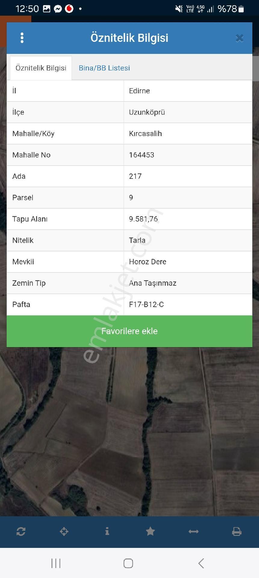 Edirne Uzunköprü Kırcasalih Köyünde Satılık Hise