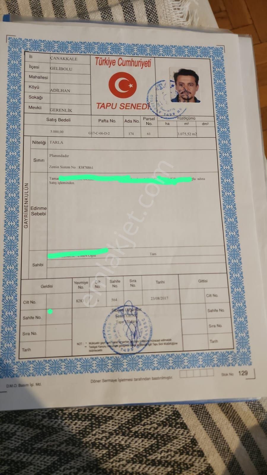Adilhanda Yatırımlık Köye Yakın Tarla