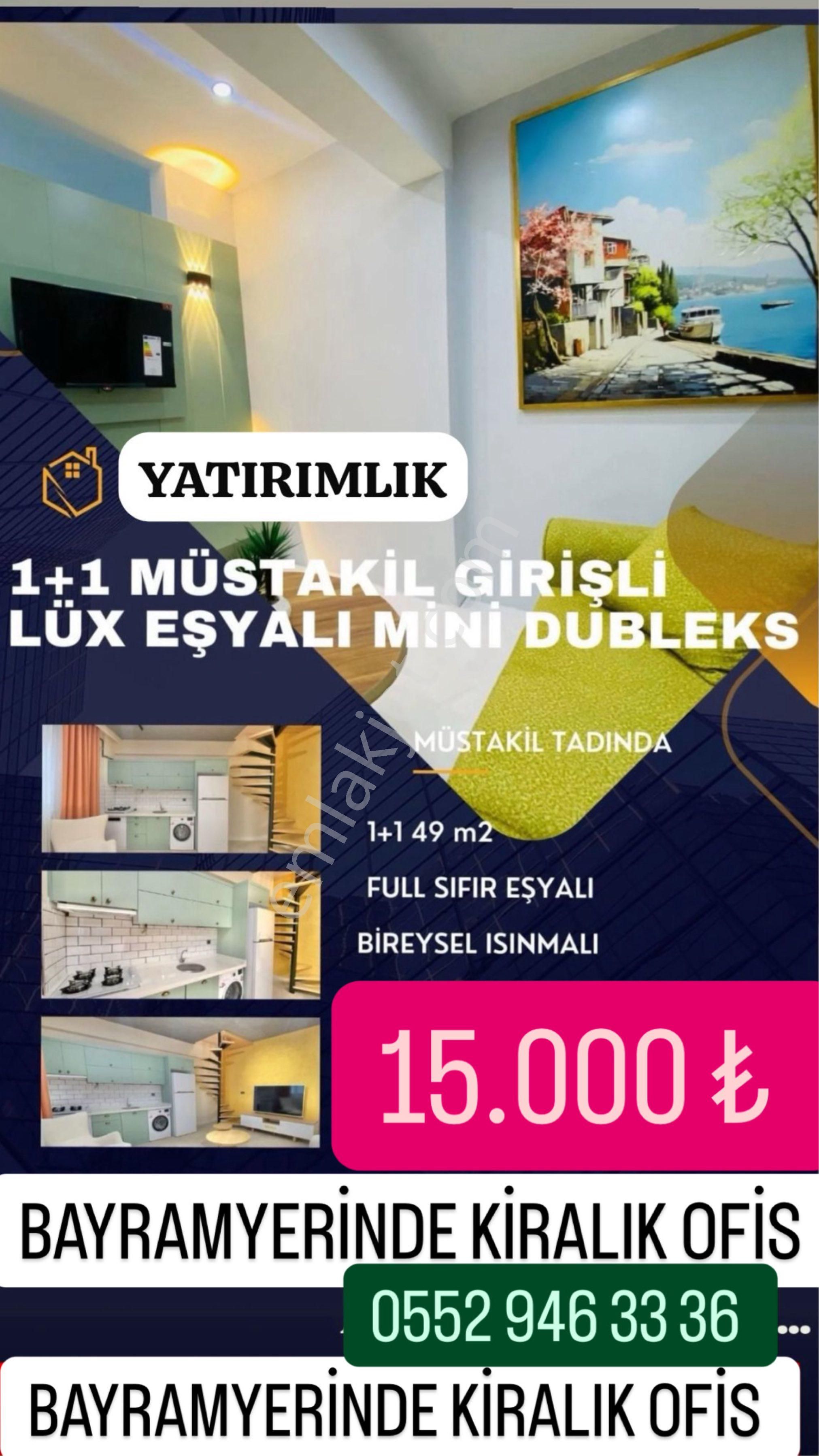 Bayramyerinde Kiralık Ofis Sıfır Eşyalı